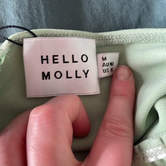 Light Green Hello Molly Strapless Column Midi Dress - Picture 6 of 6